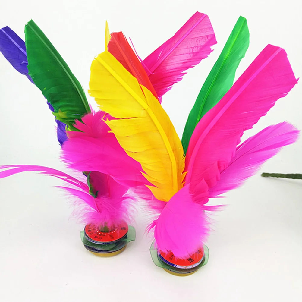 6pcs Traditional Kick Shuttlecocks – Chinese Jianzi Sports Toys for Kids and Children’s Outdoor Play